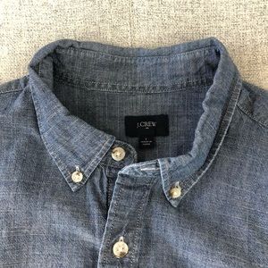 J.Crew Blue Chambray Shirt L